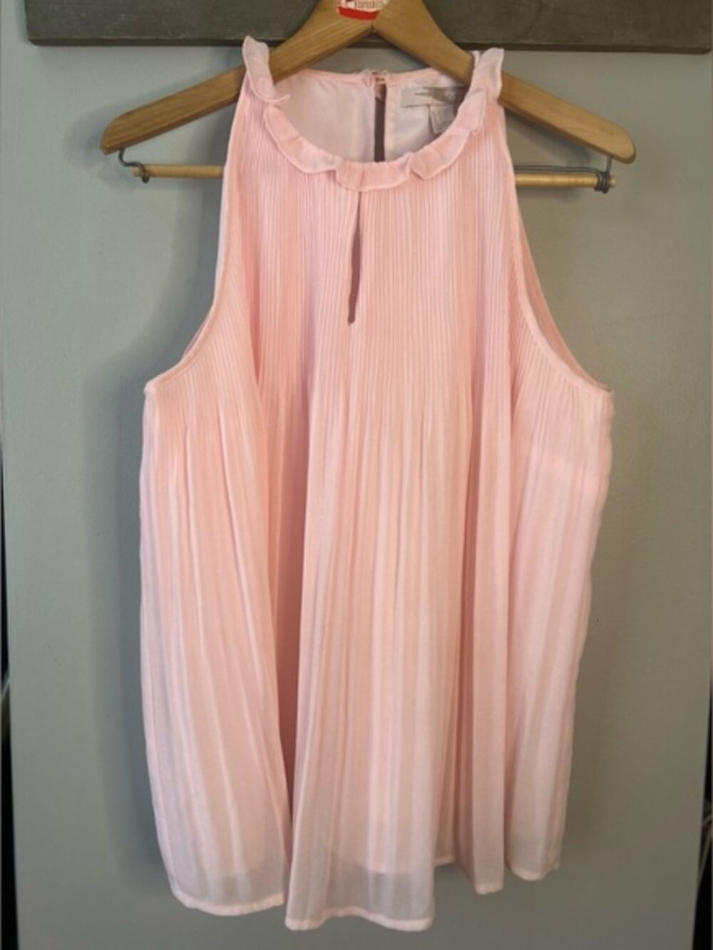 F21 pleated blouse